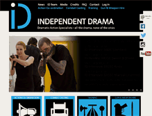 Tablet Screenshot of independentdrama.com